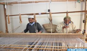 Le tissage traditionnel d’Azemmour : une tradition perpétuée de père en fils