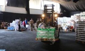 Distribution d'aides alimentaires et médicales marocaines aux victimes de l’explosion du port de Beyrouth