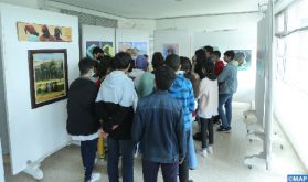 ENA de Rabat: des étudiants architectes exposent leurs œuvres artistiques