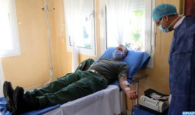 Benslimane : Les FAR poursuivent les opérations de don de sang