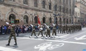 Un détachement des FAR prend part au traditionnel défilé militaire en commémoration de l'indépendance du Mexique