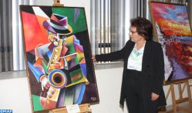 Oujda : Première exposition individuelle de l'artiste peintre Fatiha Rabhi