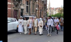 Marche blanche à Bruxelles en commémoration du 20è anniversaire de l'assassinat raciste de Habiba et Ahmed Isnasni