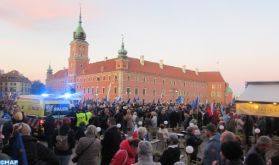 Les Polonais manifestent contre tout projet de sortie de leur pays de l’UE