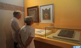 Marrakech : Vernissage de l’exposition "La voie du trait - la calligraphie, entre l’art et la monnaie au Maroc"