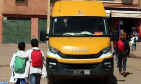 Province de Midelt : grande contribution de l’INDH au renforcement du transport scolaire
