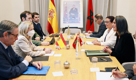 Le renforcement de la coopération bilatérale au centre d'entretiens entre Mme Fettah et la 1ère vice-présidente du gouvernement espagnol