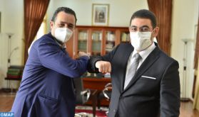 Passation de pouvoirs entre Mohamed Mehdi Bensaid et Othman El Firdaouss