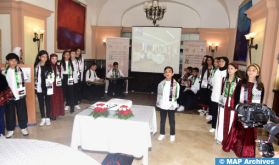 Al-Qods: Réception en l'honneur des enfants maqdessis de retour du Maroc à l'issue de la 14ème édition des colonies de vacances