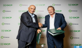 OCP-Fortescue : une joint-venture pour développer l’énergie verte au Maroc