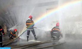 Incendie dans le complexe commercial de Nador: La réhabilitation de la partie endommagée et la reprise par les commerçants de leurs activités au centre d'une réunion