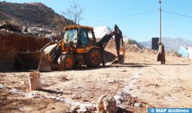 Province de Chichaoua : Suivi rigoureux et régulier des différents chantiers de reconstruction post- séisme