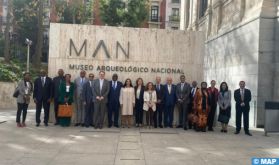 Maroc/Espagne: Des ambassadeurs africains et arabes visitent l'exposition "Autour des colonnes d'Hercule"
