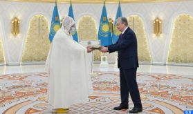 L'ambassadeur du Maroc à Nur-Sultan présente ses lettres de créance au Président du Kazakhstan