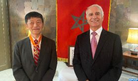 L'ex-ambassadeur du Japon au Maroc M. Takashi Shinozuka décoré du Wissam Alaouite de l’ordre de Commandeur