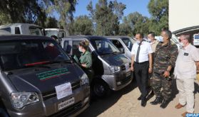 INDH: Remise à Khouribga de 10 pick-up au profit d'une coopérative de transport