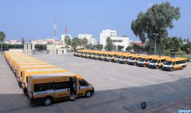 Sidi Kacem-INDH: 35 nouveaux bus étoffent le dispositif de transport scolaire