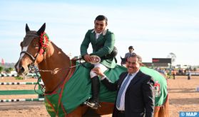 Championnat du Maroc de saut d'obstacles (chevaux de 6 ans): Victoire de "Amidam Tivoli Z"