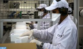 Covid-19: L'usine de la Gendarmerie Royale produit 17 millions de masques depuis février