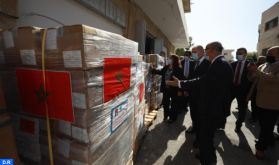 Ramallah : Remise de l'aide humanitaire marocaine à l'Autorité nationale palestinienne
