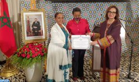 L'ex-ambassadeur d’Ethiopie au Maroc décorée du Wissam alaouite de l’ordre de grand officier