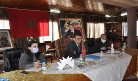 M. Amkraz tient une réunion avec les cadres de son ministère dans la région de Béni Mellal-Khénifra