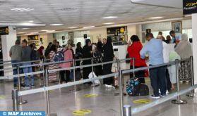 Aéroport Mohammed V : Arrivée d'un troisième avion de la RAM en provenance du Soudan transportant 154 Marocains et un étudiant sénégalais