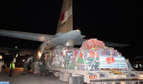 Aide humanitaire au profit des Palestiniens: Départ d'un premier avion militaire vers Amman