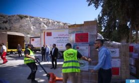 Dans le cadre des Hautes Instructions Royales, d'importantes quantités d’aides humanitaires d'urgence distribuées à Al-Qods Acharif