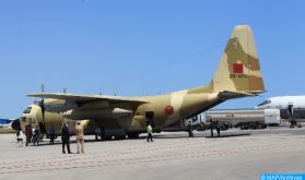 Arrivée à Tunis de quatre avions transportant l'aide médicale d'urgence ordonnée par SM le Roi