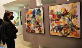 L'exposition "onirisme" de Mohamed Mansouri Idrissi, un art mystique rythmé de couleurs
