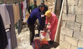 Covid- 19 : Distribution d’aides alimentaires au profit des familles à faible revenu dans la région Béni Mellal- Khénifra