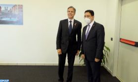 M. Bourita s'entretient à Rome avec le Secrétaire d’État américain Antony Blinken