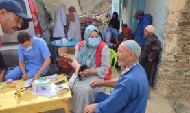 Séisme d'Al Haouz : plus de 3.700 bénéficiaires de 4 caravanes médicales dans la province de Ouarzazate