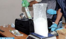 El Guergarat: mise en échec d'une tentative de trafic international de drogues dures et saisie de 362,95 kg de cocaïne (DGSN)