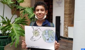 Essaouira : Les enfants imaginent le nouveau coronavirus en dessin