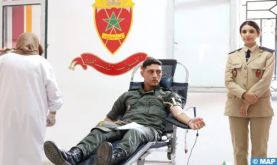 Séisme d'Al Haouz : Les Forces Auxiliaires à Marrakech se mobilisent pour renflouer les stocks de sang