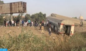 Égypte: 97 blessés dans un accident de train