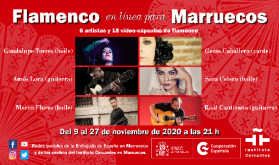 "Flamenco en ligne pour le Maroc", du 09 au 27 novembre