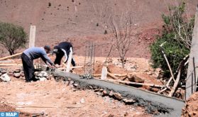 Al Haouz: L’opération de reconstruction post-séisme se poursuit dans d'excellentes conditions à Talat N'Yaaqoub