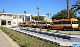 INDH: Remise de 35 bus scolaires au profit des communes de la province d'Al Hoceima
