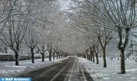 La neige de retour à Ifrane !