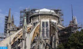 Incendie de Notre-Dame de Paris: début du démontage de l'échafaudage