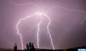 Fortes averses orageuses avec grêle locale et rafales de vent lundi dans plusieurs provinces du Royaume (bulletin d'alerte)