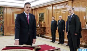 Pedro Sanchez prête serment devant le Roi Felipe VI d'Espagne