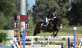 Jeux Équestres de la Jeunesse : le cavalier marocain Jad Guerraoui remporte la médaille d'argent en individuel