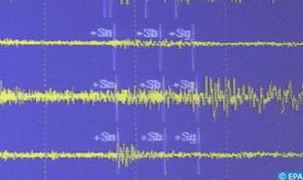 Secousse tellurique de magnitude 4,1 degrés au large de la province de Driouch