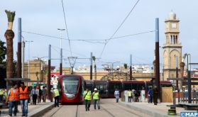 Casablanca: Reprise mercredi du trafic du tramway au niveau du centre-ville