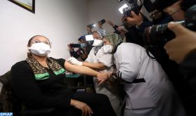 Lancement de la campagne nationale de vaccination anti-covid 19 à Marrakech