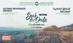 Le 3ème Forum international des Zones Industrielles, le 12 décembre à Rabat
